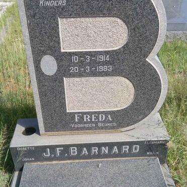 BARNARD J.F. formerly BEUKES 1914-1983