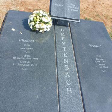 BREYTENBACH Wynand 1927-2015 &amp; Elizabeth VENTER 1928-2014