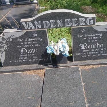 BERG Danie, van den 1913-1985 &amp; Rentha VAN DER WATT 1913-1986