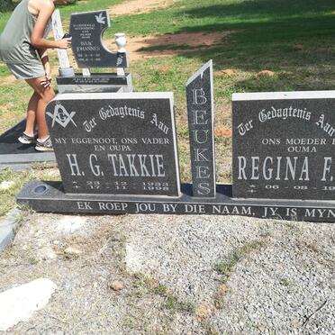 BEUKES H.G. 1933-1998 &amp; Regina F.M. 1933-