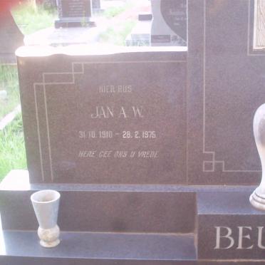 BEUKES Jan A.W. 1910-1975
