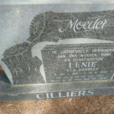 CILLIERS Lenie nee GROBLER 1915-1992