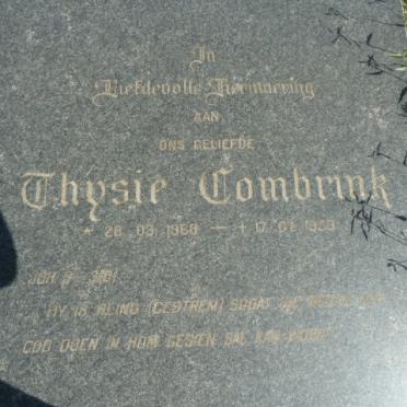 COMBRINK Thysie 1963-19??
