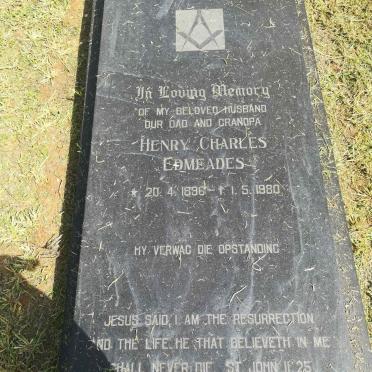 EDMEADES Henry Charles 1896-1980