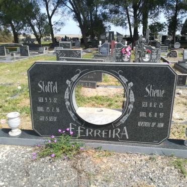 FERREIRA Stoffel 1922-1996 &amp; Stienie 1925-1997