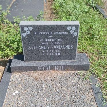FOURIE Stefanus Johannes 1915-1985