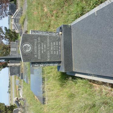 FERREIRA Martha Catharina nee MOSTERT 1910-1993