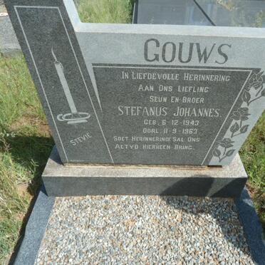 GOUWS Stefanus Johannes 1943-1963