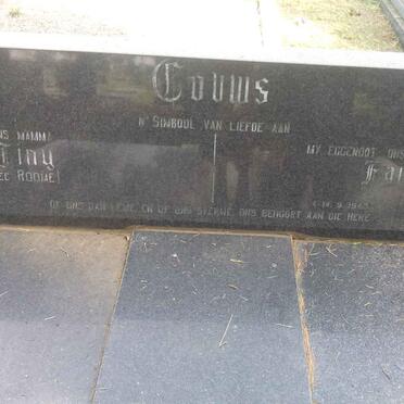 GOUWS Fanie 1943-19?? &amp; Tiny ROOME