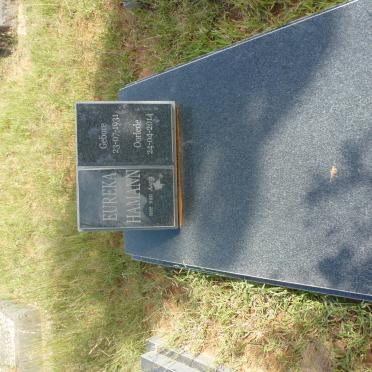 HAMANN Eureka nee VAN AARDT 1931-2014