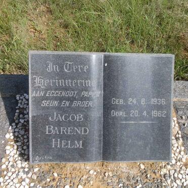HELM Jacob Barend 1936-1962