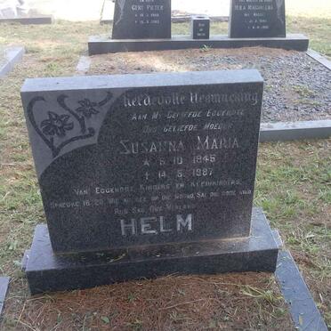 HELM Susanna Maria 1945-1987