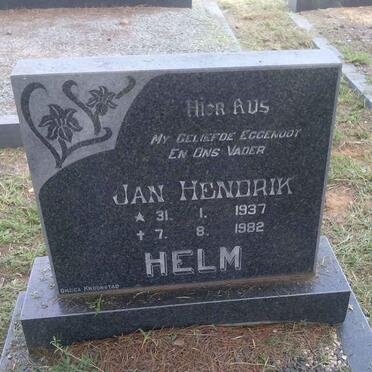 HELM Jan Hendrik 1937-1982