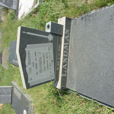 LANDMAN Hendrina J. voorheen BRITS nee SWIEGERS 1913-1988