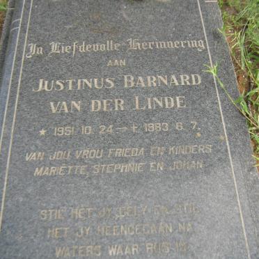 LINDE Justinus Barnard, van der 1951-1983