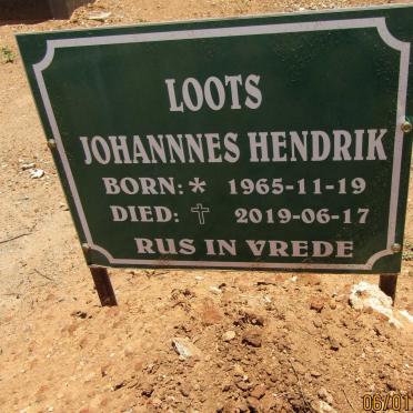 LOOTS Johannes Hendrik 1965-2019