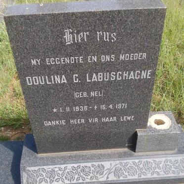 LABUSCHAGNE Doulina G. nee NEL 1936-1971