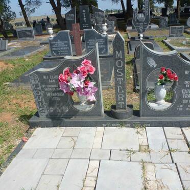 MOSTERT Hermanus Louis 1936-1994 &amp; Catharine Francis BOTES 1937-2006