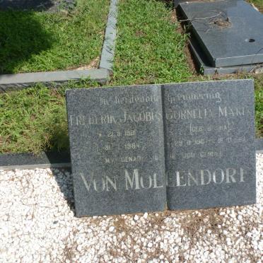 MOLLENDORF Frederik Jacobus, von 1901-1984 &amp; Cornelia Maria BOTHA 1907-19??