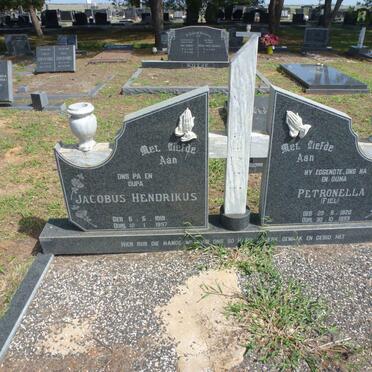 MARE Jacobus Hendrikus 1919-1997 &amp; Petronella 1920-1993