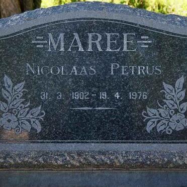 MAREE Nicolaas Petrus 1902-1976
