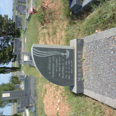 MOSTERT Marthinus J. 1895-1966