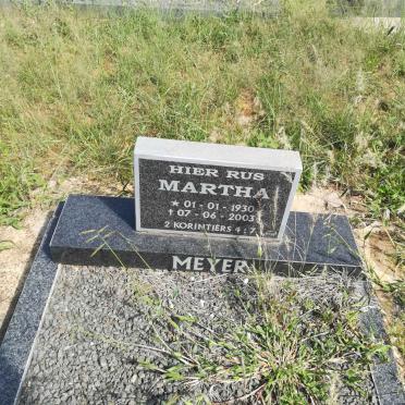 MEYER Martha 1930-2003
