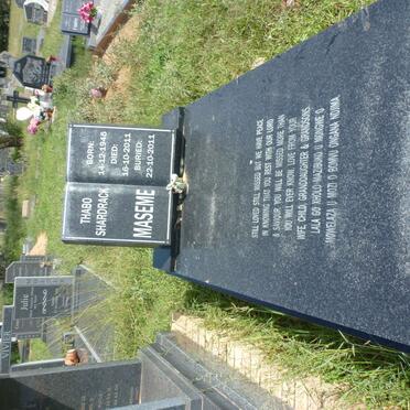 MASEME Thabo Shardrack 1945-2011