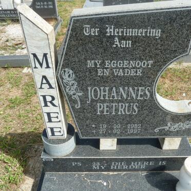 MAREE Johannes Petrus 1952-1997