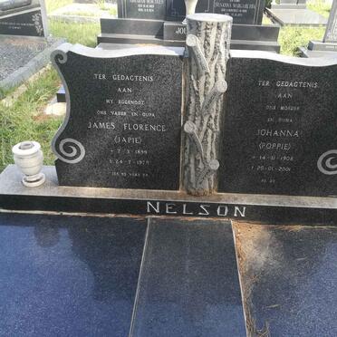 NELSON James Florence 1899-1975 &amp; Johanna 1908-2001