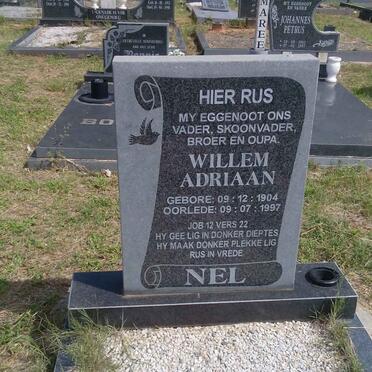 NEL Willem Adriaan 1904-1997