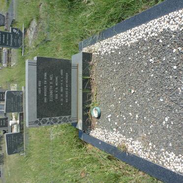 NEL Elizabeth H. nee V.D. MERWE 1909-1980