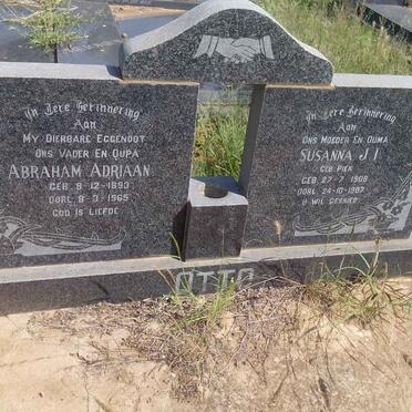 OTTO Abraham Adriaan 1893-1968 &amp; Susanna J.I. PIEK 1908-1987