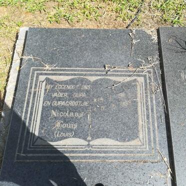 OOSTHUIZEN Nicolaas Louis 1911-1993