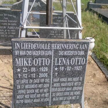 OTTO Mike 1926-2006 &amp; Lena 1927-