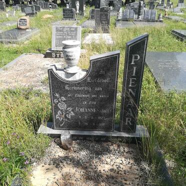 PIENAAR Johannes 1927-1991