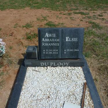 PLOOY Abraham Johannes, du 1939-2014 &amp; Elsie 1944-