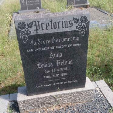PRETORIUS Anna Louisa Helena 1878-1966