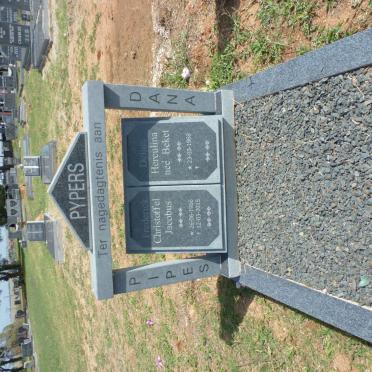 PYPERS Frederick Christoffel Jacobus 1966-2015 &amp; Delina Herculina BEKET 1968-