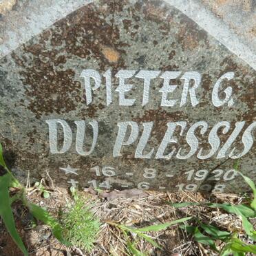 PLESSIS Pieter G., du 1920-1998