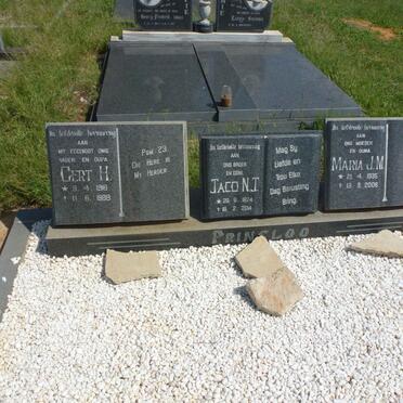 PRINSLOO Gert H. 1916-1988 :: PRINSLOO Maria J.M. 1935-2006
