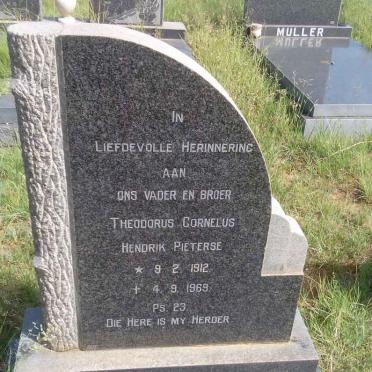 PIETERSE Theodorus Cornelus Hendrik 1912-1969