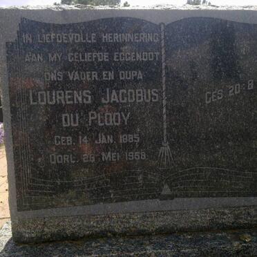 PLOOY Lourens Jacobus, du 1885-1958