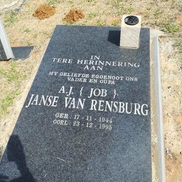 RENSBURG A.J., Janse van 1944-1995