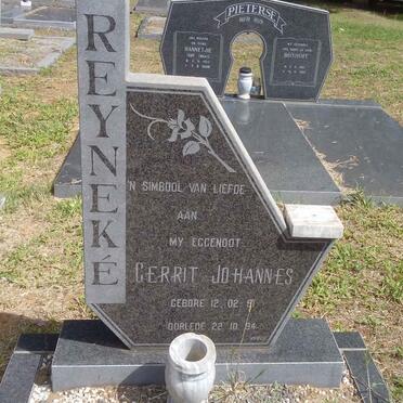 REYNEKE Gerrit Johannes 1951-1994
