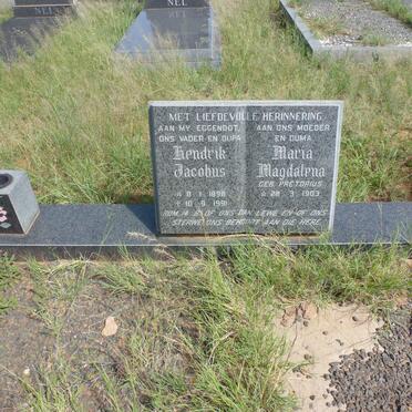 RUST Hendrik Jacobus 1898-1991 &amp; Maria Magdalena PRETORIUS 1903-