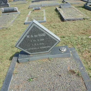 RAND W.A., du 1908-1978