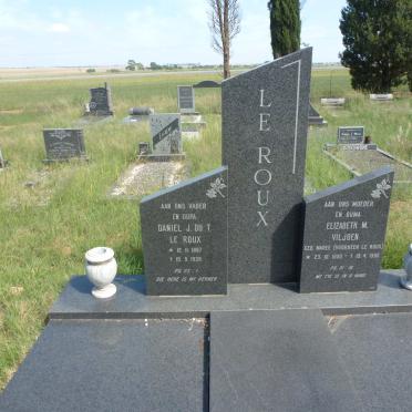 ROUX Daniel J. Du T., le 1867-1939 &amp; Elizabeth M. LE ROUX nee MAREE 1890-1980