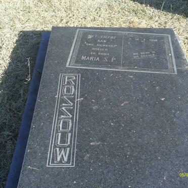 ROSSOUW Maria S.P. 1918-