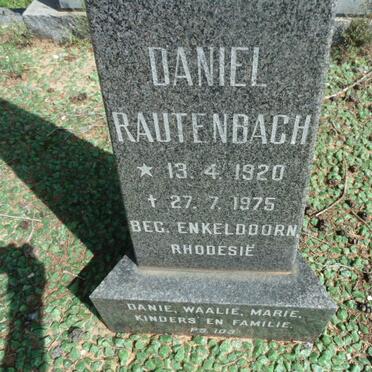 RAUTENBACH Daniel 1920-1975